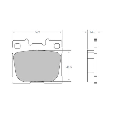 PFC 5001 rear brake pads for the Toyota GR Corolla & Yaris